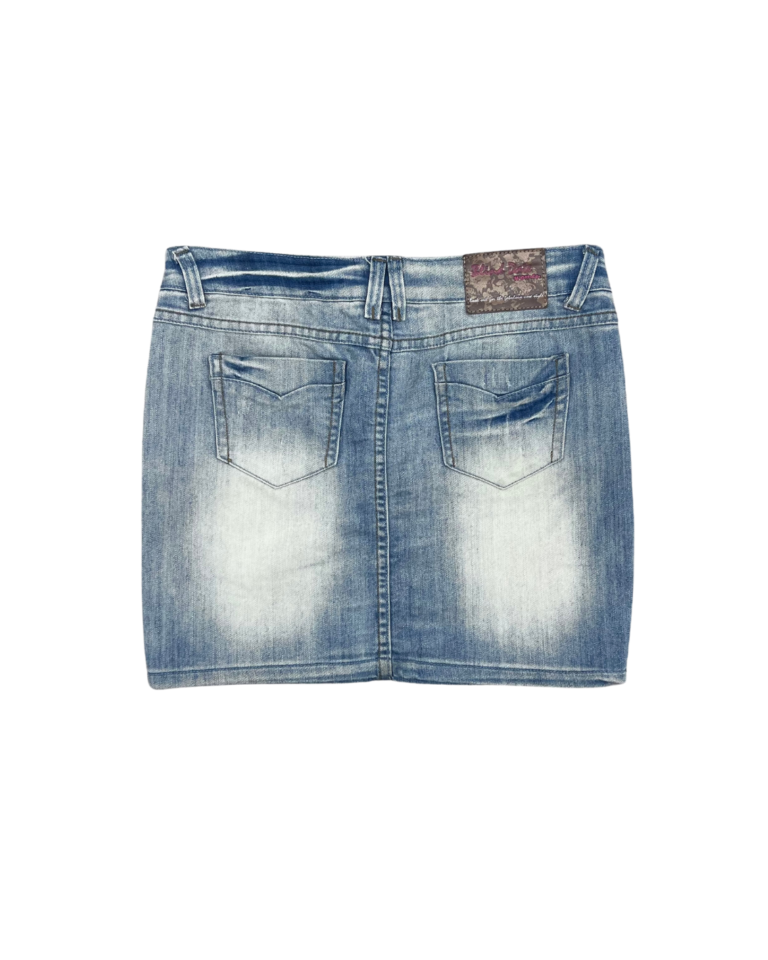 SECONDE MAIN - JUPE EN JEANS FLEURIE