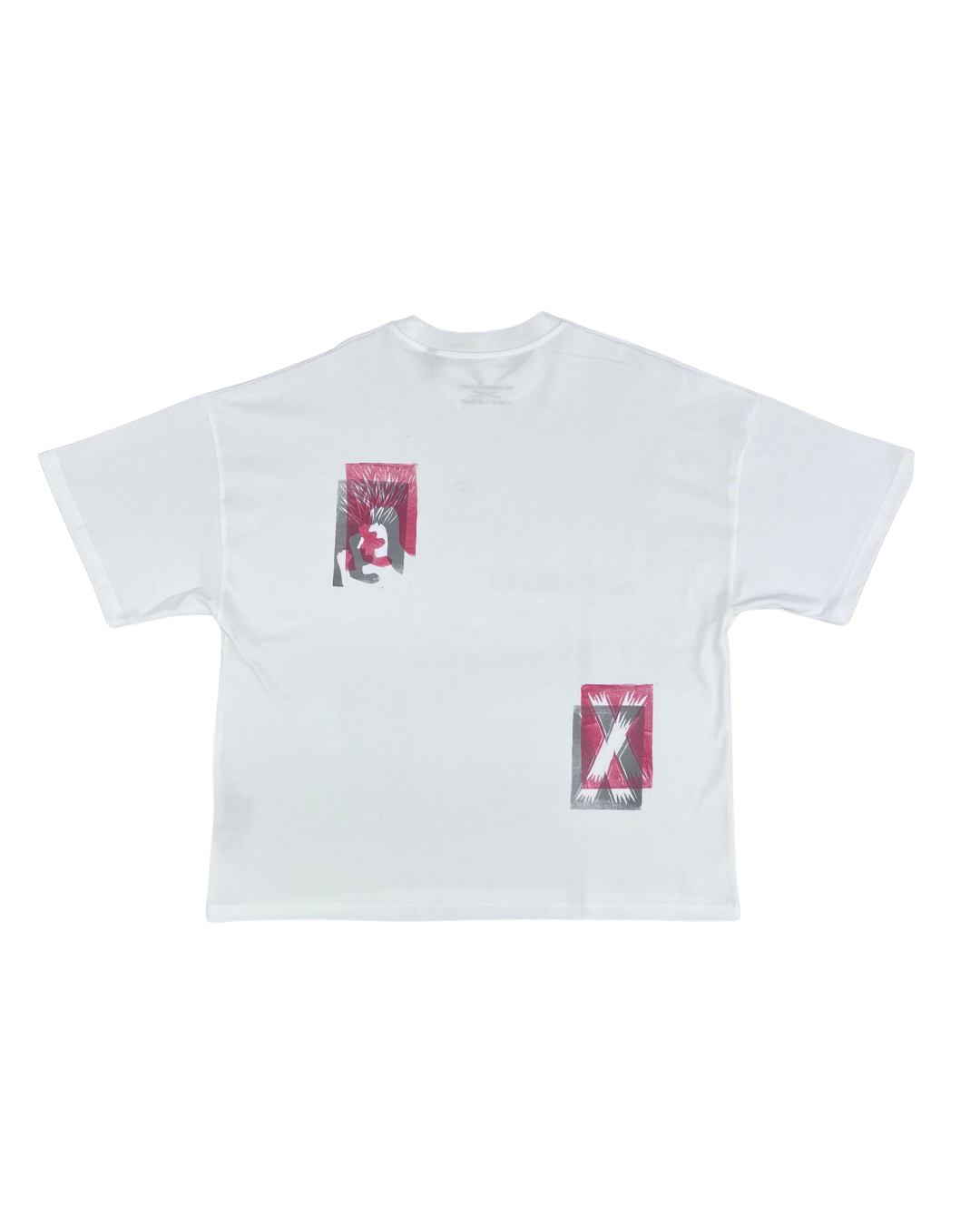 ARTISSUE - T-SHIRT DARKMARE BLANC/ROUGE