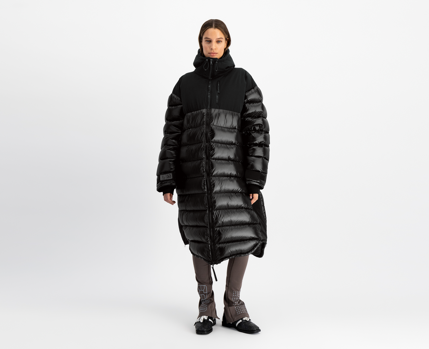 079 CREATES - LONG PUFFER, Black