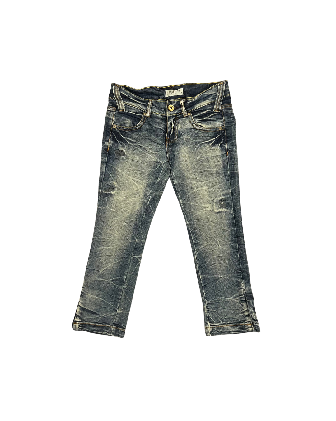 SECONDE MAIN - CAPRI EN JEANS BLEU