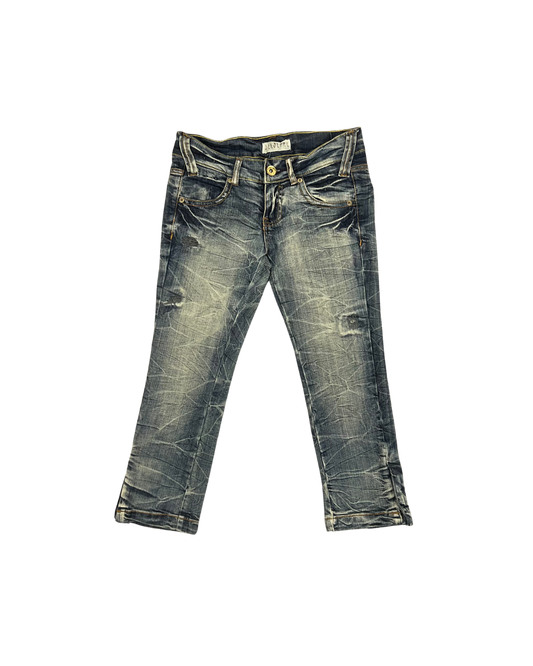 SECONDE MAIN - CAPRI EN JEANS BLEU