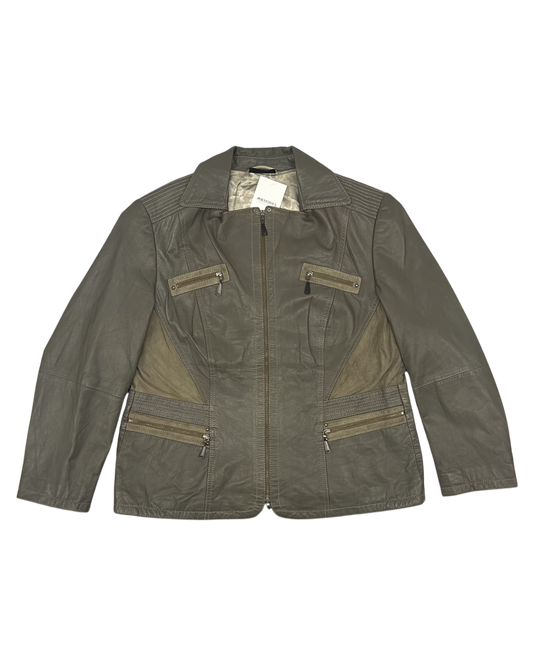 SECONDE MAIN - VESTE EN CUIRE GERRY WEBER