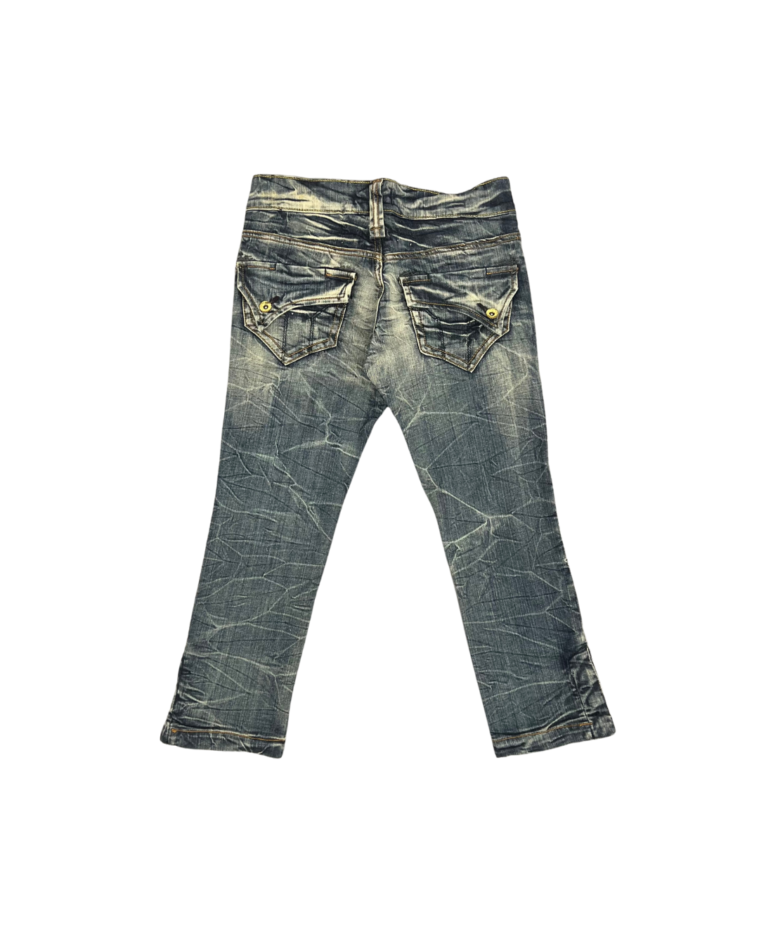 SECONDE MAIN - CAPRI EN JEANS BLEU