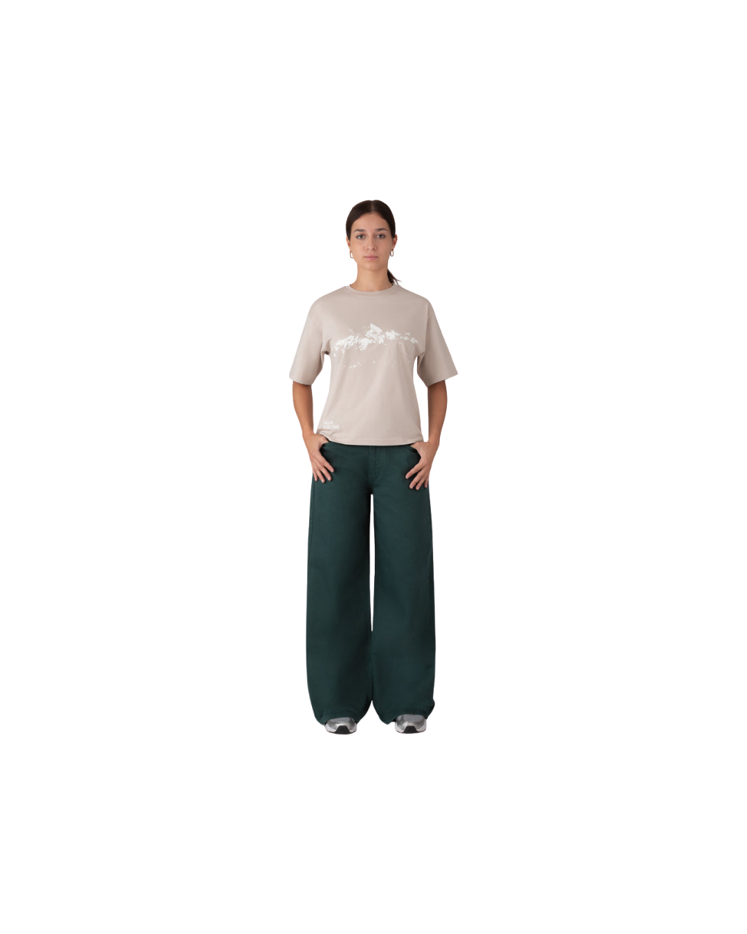 WALDSTATTEN - Premium Jeans WOMEN (Green Forest) – Baggy Fit