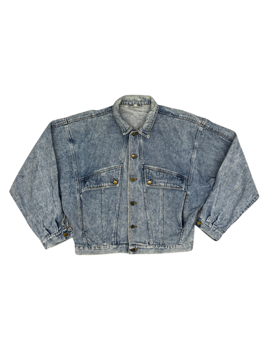 VESTE EN JEANS - BLEU