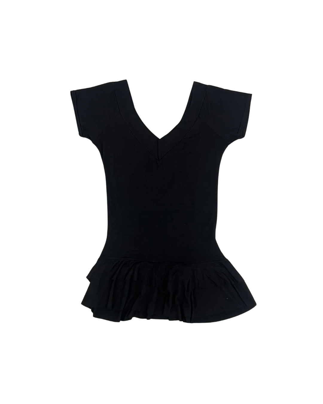 SECONDE MAIN - TOP NOIR AVEC CEINTURE
