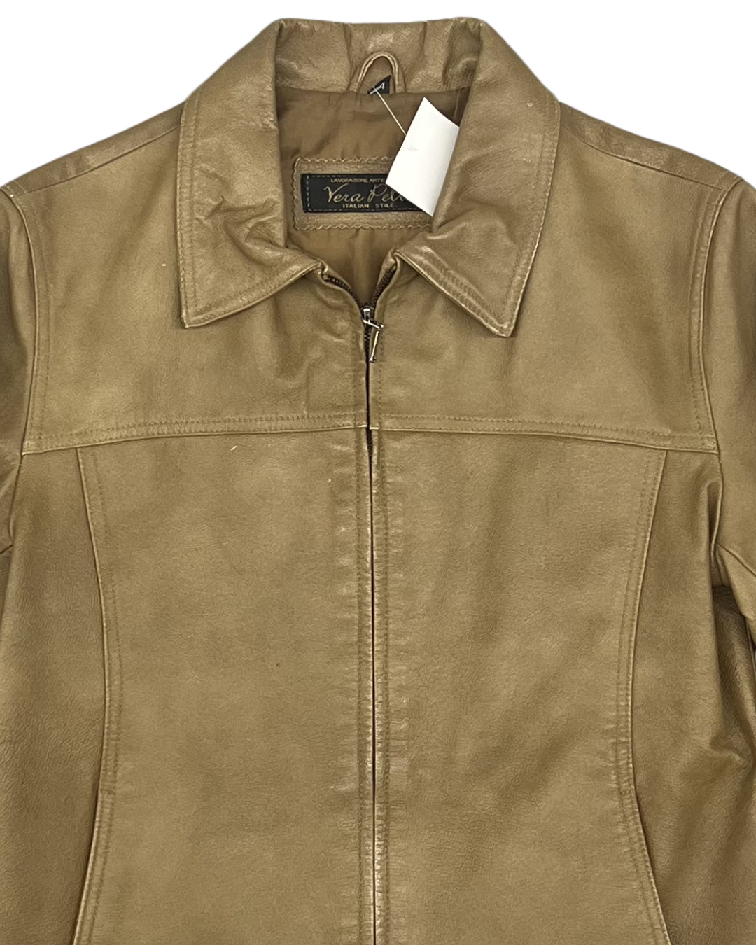 SECONDE MAIN - VESTE EN CUIRE LA VARAZIONE ARTIGIANALE
