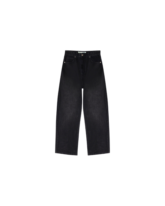 WALDSTATTEN - PREMIUM JEANS UNISEX BLACK – Baggy Fit