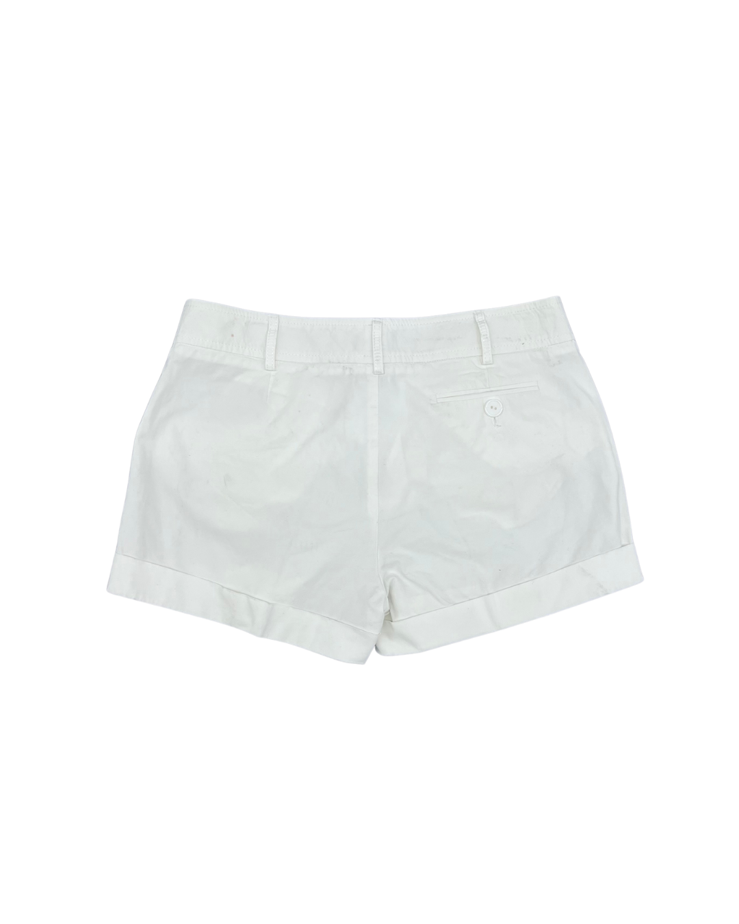 SECONDE MAIN - MINI SHORT BLANC