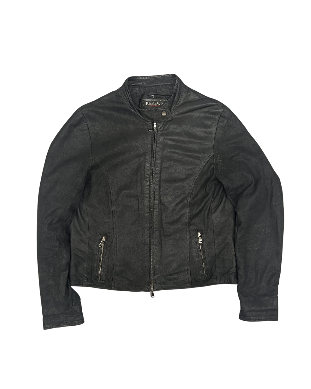 SECONDE MAIN - VESTE EN CUIRE BLACK SKIN