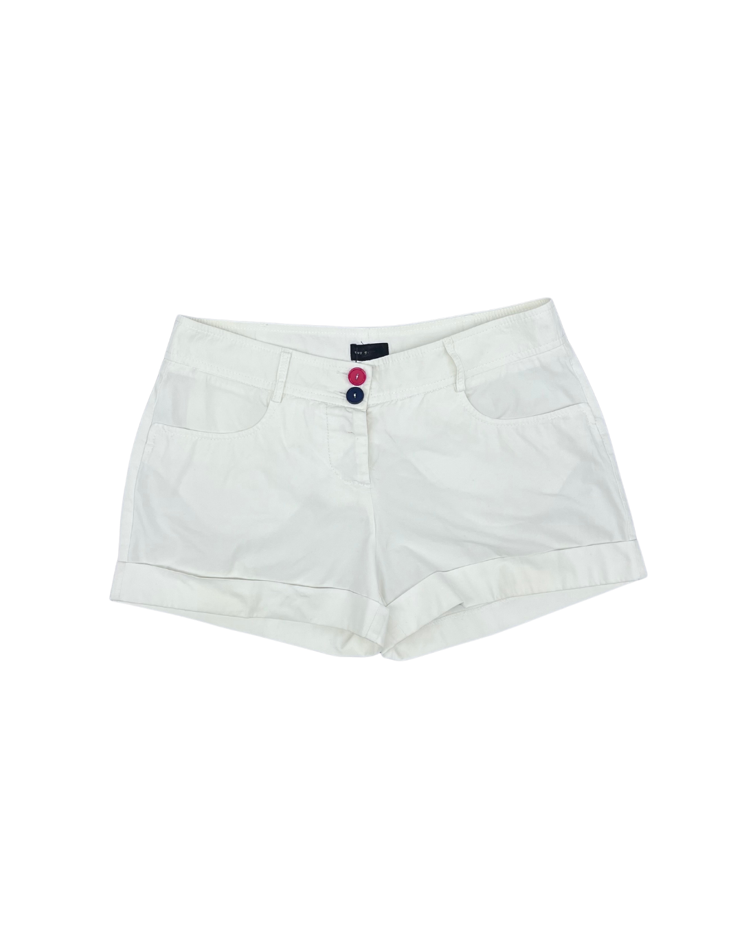 SECONDE MAIN - MINI SHORT BLANC