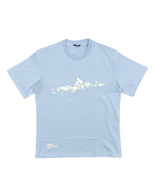 WALDSTATTEN - TSHIRT BIO MOUNTAIN BABY BLUE