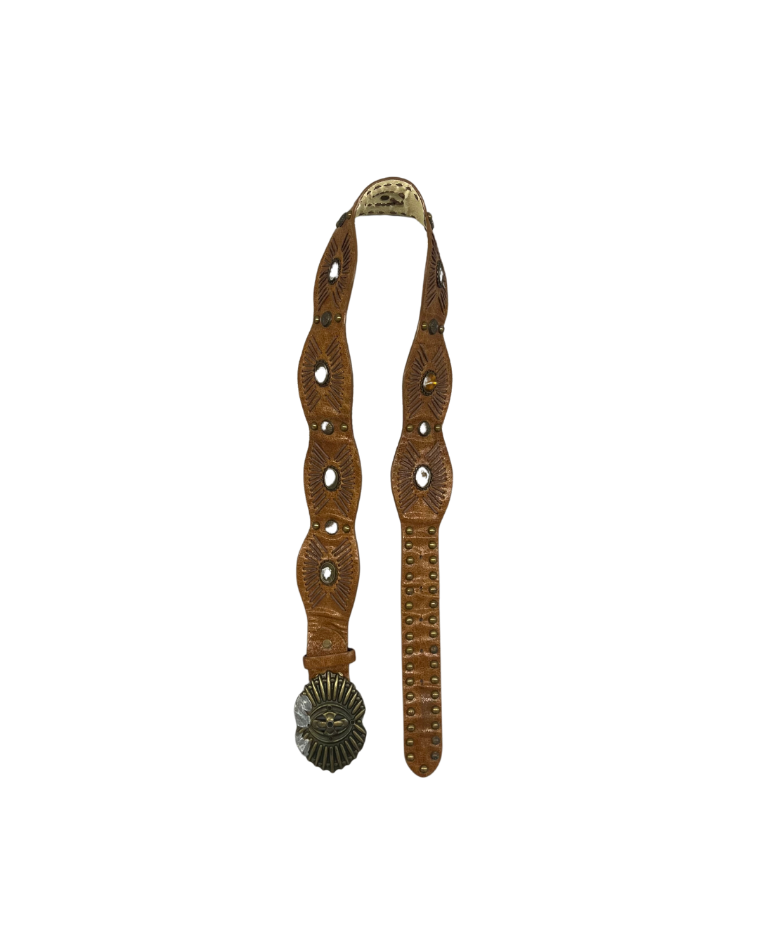 SECONDE MAIN - CEINTURE BRUNE EN CUIR