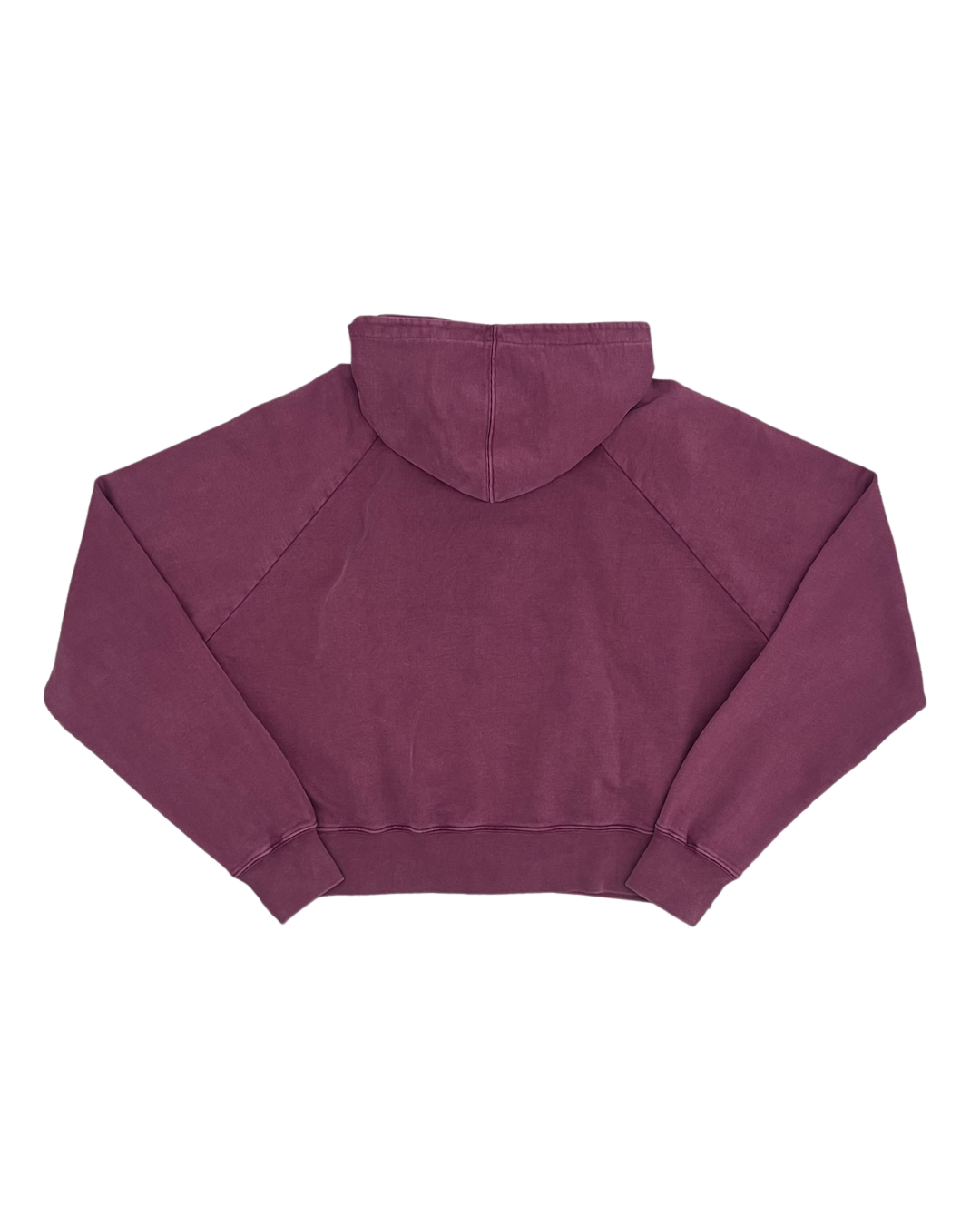 079 CREATES - RAGLAN ZIP HOODIE BORDEAUX