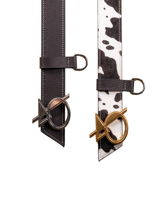 3ÈME CHAMBRE - CEINTURE TROPHÉE VACHE ET NOIR LITCHI
