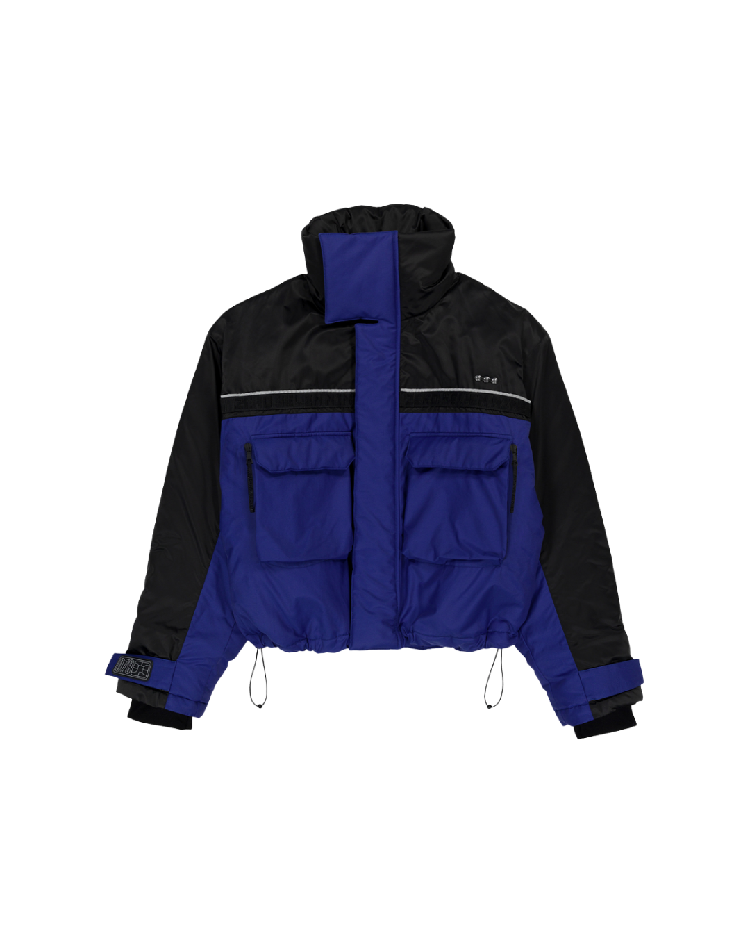 079 CREATES  - CROPPED JACKET BLUE & BLACK