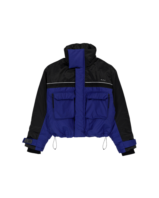 079 CREATES  - CROPPED JACKET BLUE & BLACK