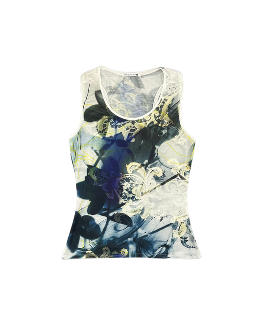 079 CREATES - TANK TOP WITH CONTRAST BINDING