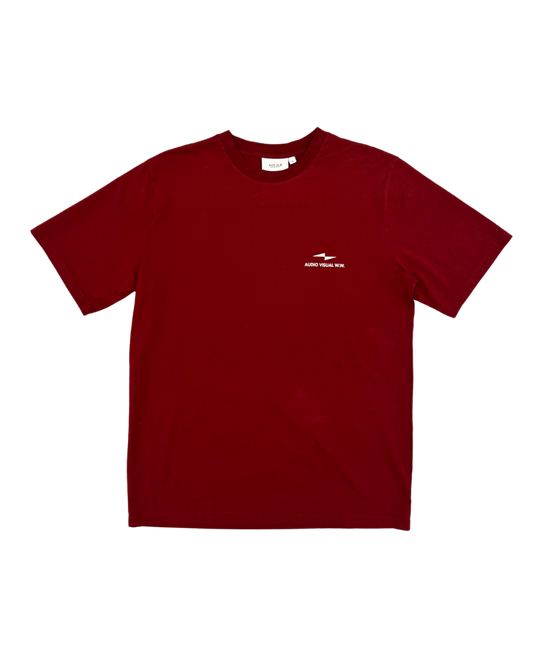 AVNIER - T SHIRT SOURCE VERTICAL V3 MERLOT