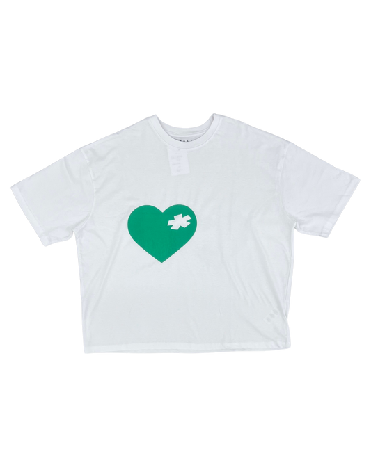 ARTISSUE - T-SHIRT COEUR VERT