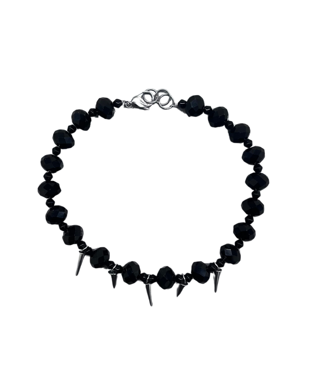 PERLES RARES - COLLIER NOIR & PIQUES