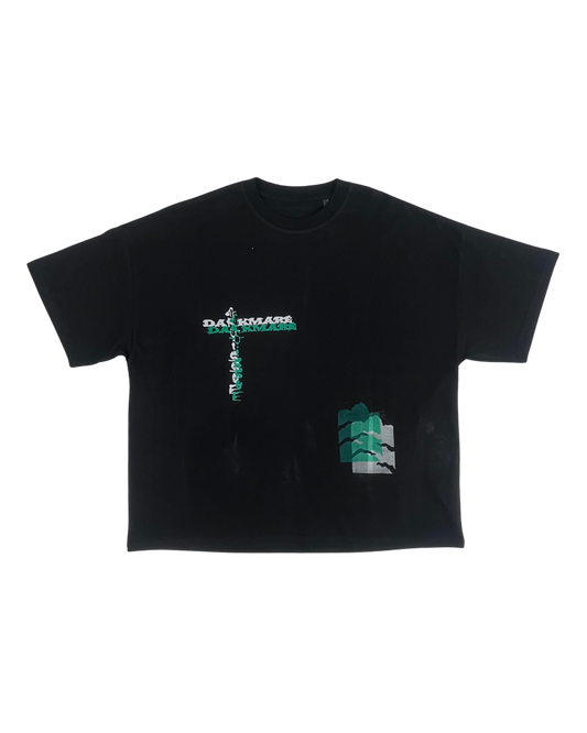 ARTISSUE - T-SHIRT DARKMARE NOIR/VERT