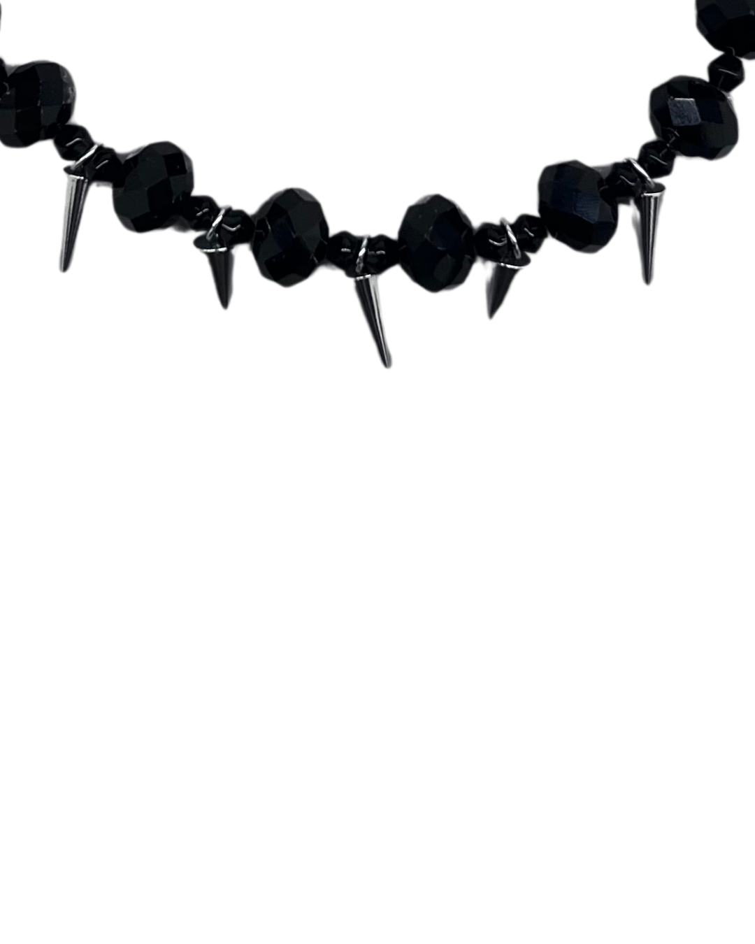 PERLES RARES - COLLIER NOIR & PIQUES