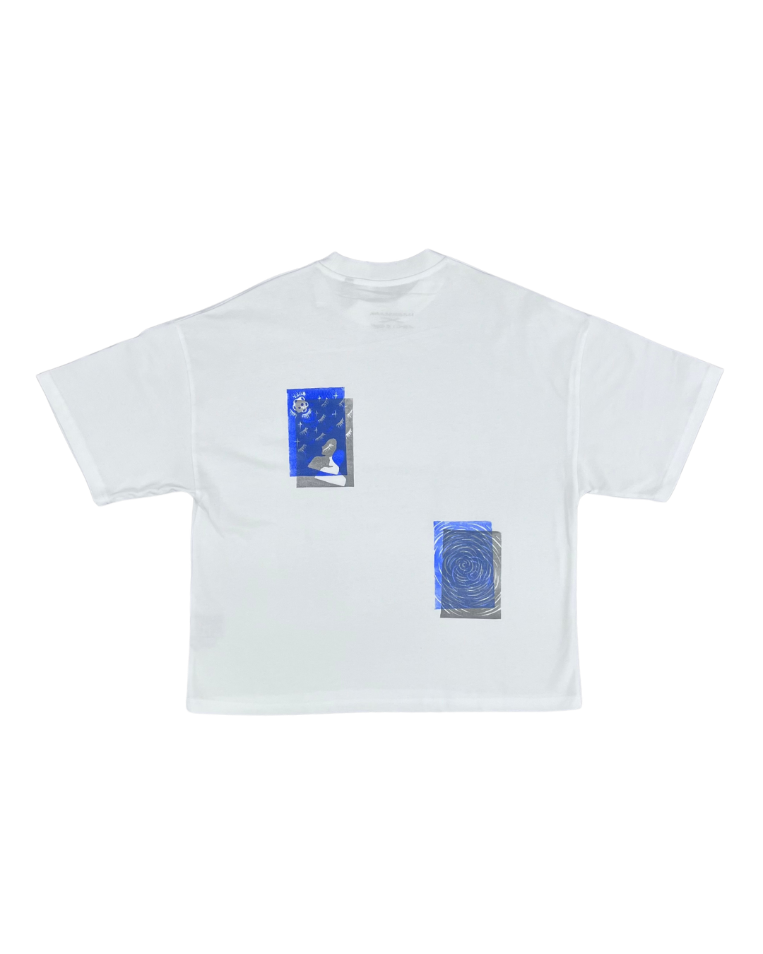 ARTISSUE - T-SHIRT DARKMARE BLANC/BLEU