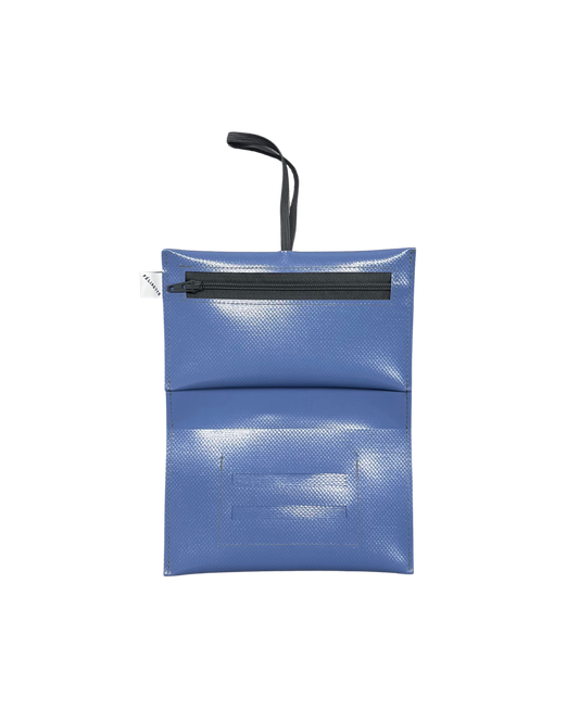 FELIXETTE - POCHETTE A TABAS BLEUE CLAIRE
