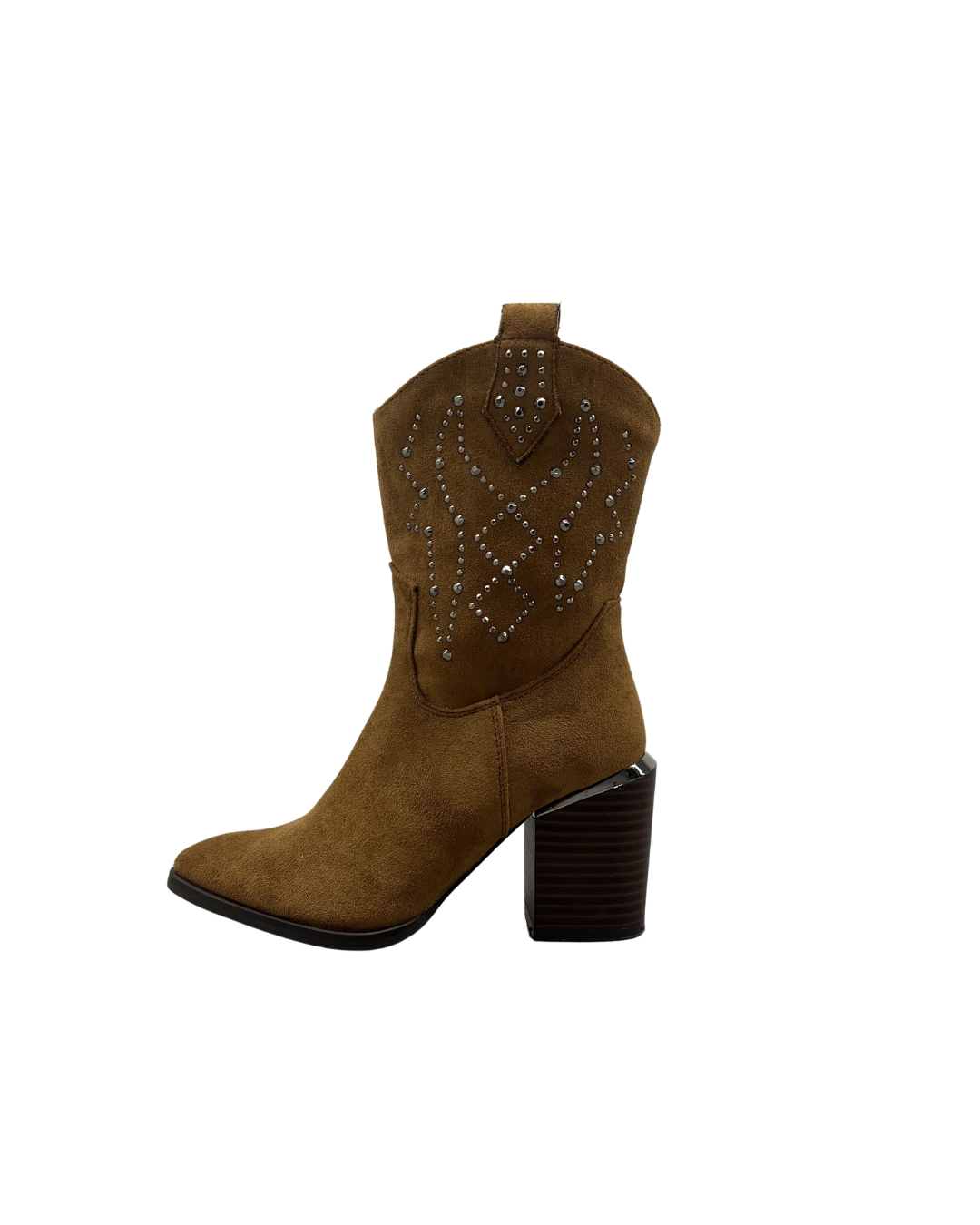 SECONDE MAIN - BOTTES BRUNE STRASS