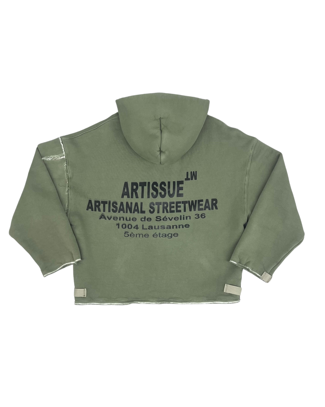 ARTISSUE - ZIPPER HOODIE VERT