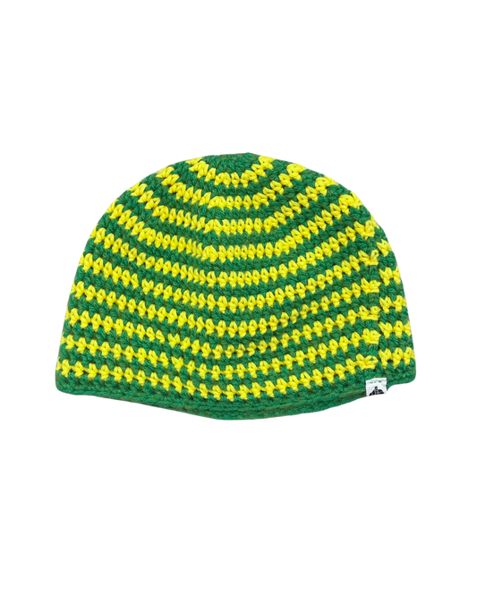 ENERGEEIA - BONNET RAYÉ JAUNE & VERT