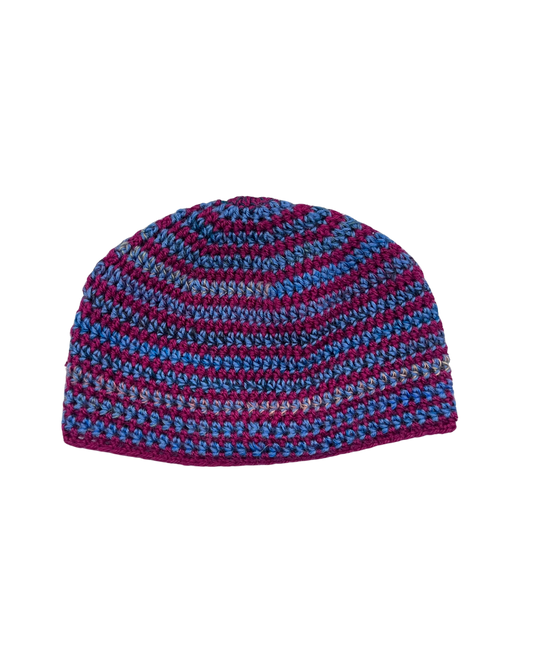ENERGEEIA - BONNET RAYÉ ROUGE & BLEU