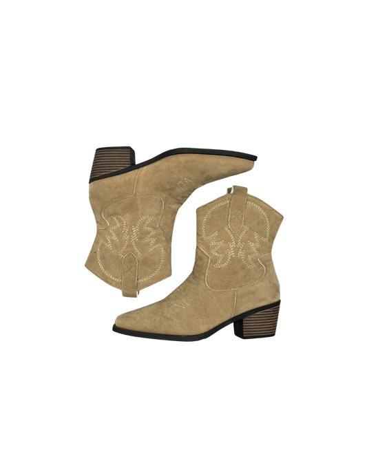 SECONDE MAIN - BOTTE BRUNE MOTIF