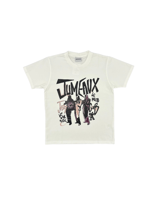 JUMEAUX X MEMO - T-SHIRT BLANC