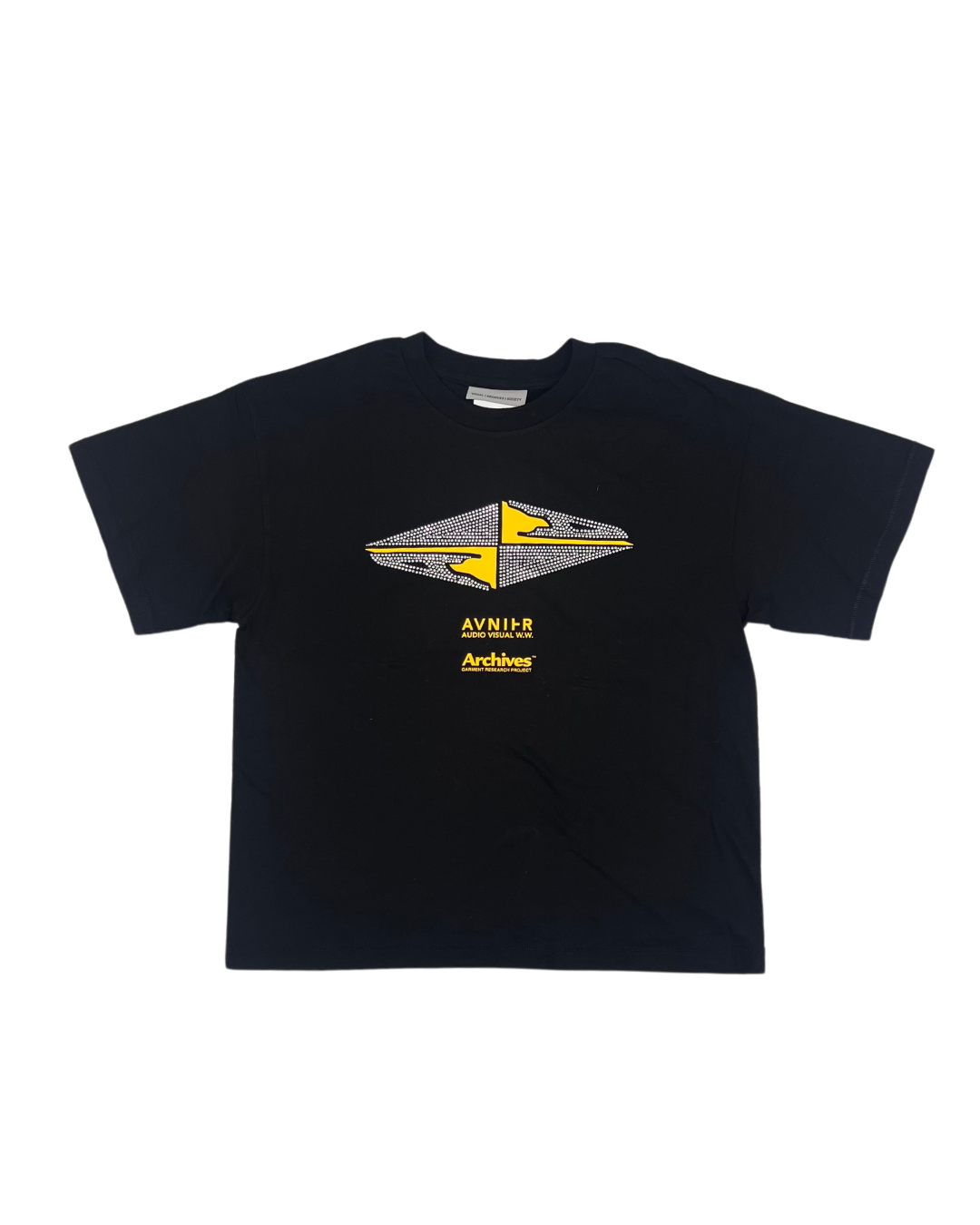 AVNIER X ARCHIVES - T SHIRT STRASS NOIR