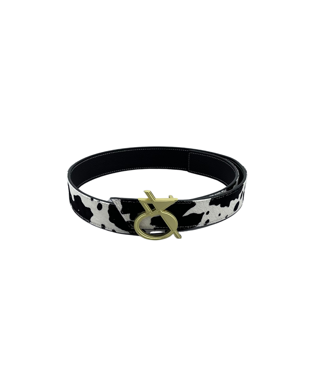3ÈME CHAMBRE - CEINTURE TROPHÉE VACHE ET NOIR LITCHI