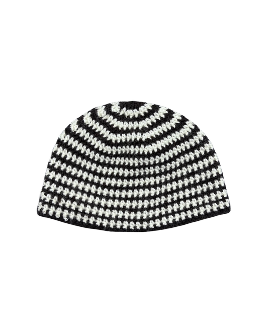 ENERGEEIA - BONNET RAYÉ BLANC & MARRON