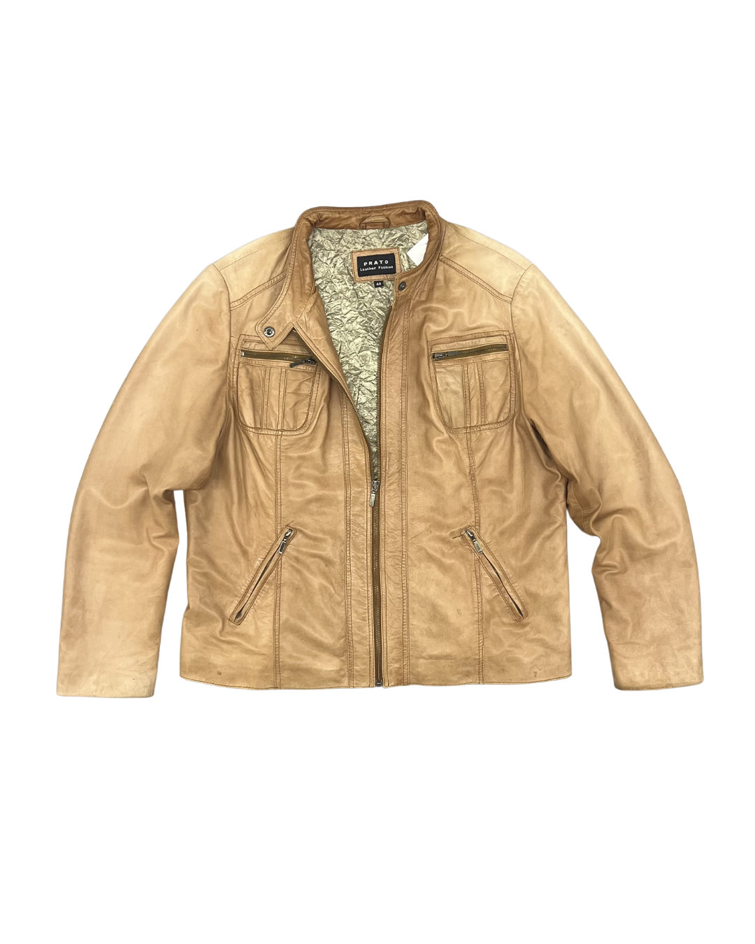 SECONDE MAIN - VESTE EN CUIRE PRATO