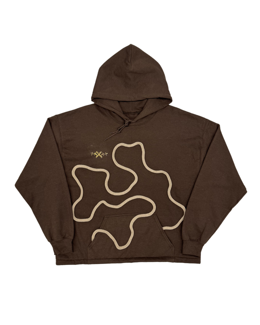 PRODUITS DE JAQUIS ? ™ - HOODIE "ENCORDÉ" CHOCOLAT