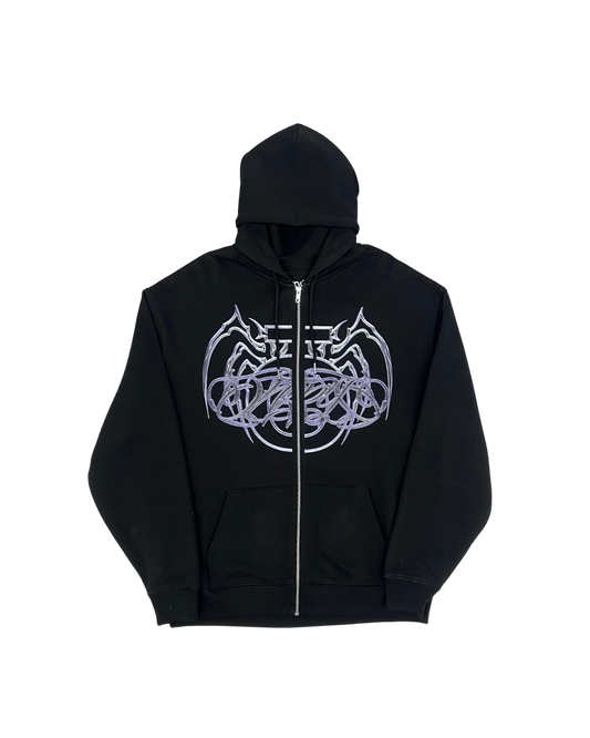 ONRYO - JAQUETTE CHROME ZIP UP VIOLETTE