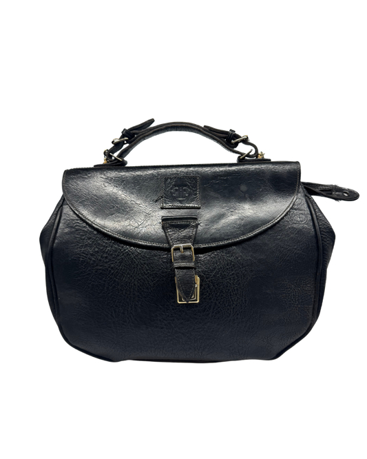 SAC A MAIN - NOIR EN CUIRE