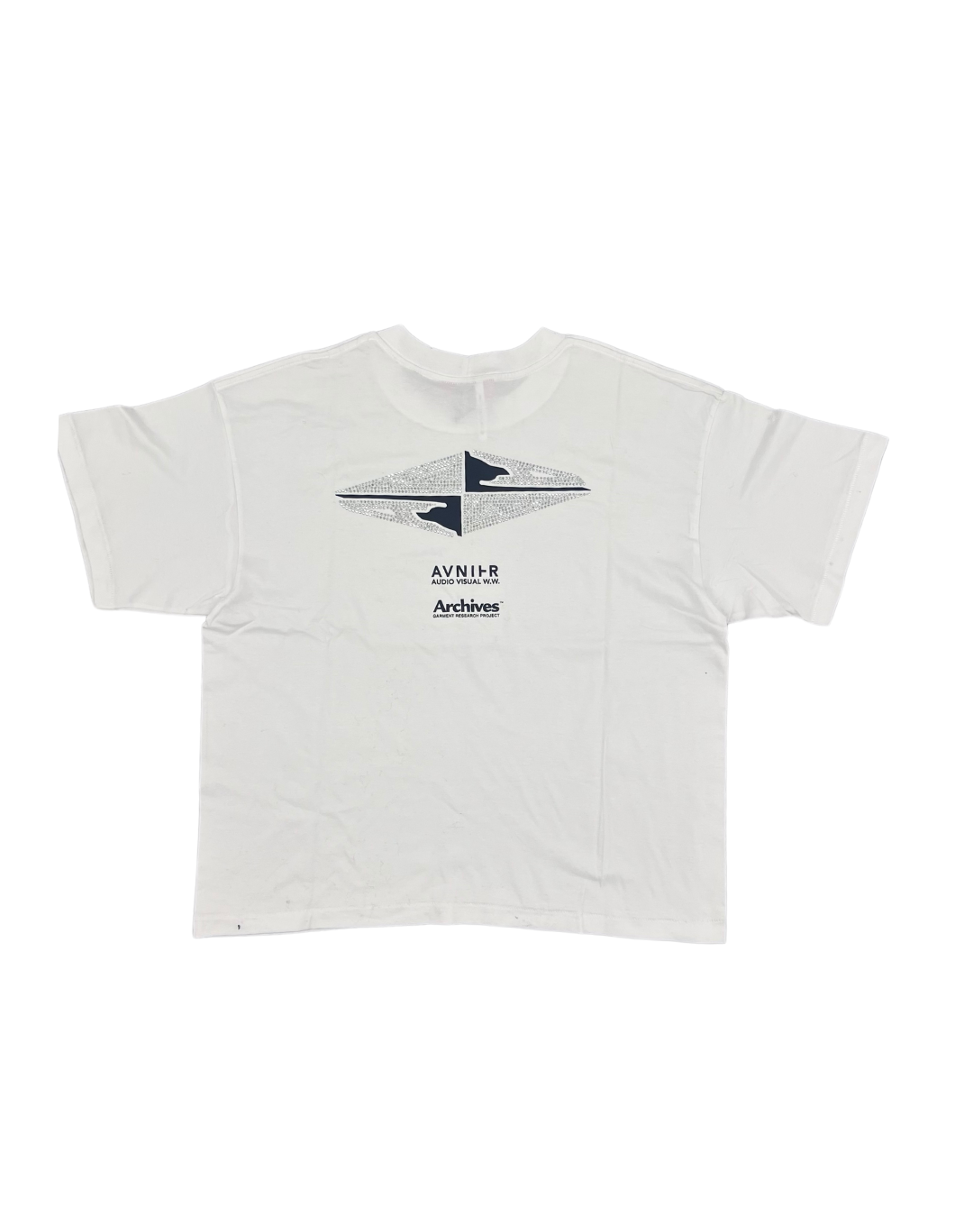 AVNIER X ARCHIVES - T SHIRT STRASS BLANC DOS