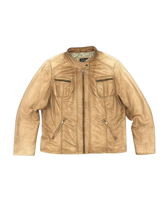 SECONDE MAIN - VESTE EN CUIRE PRATO