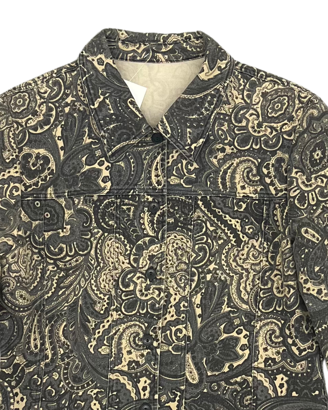 SECONDE MAIN - VESTE EN JEANS MANDALAS