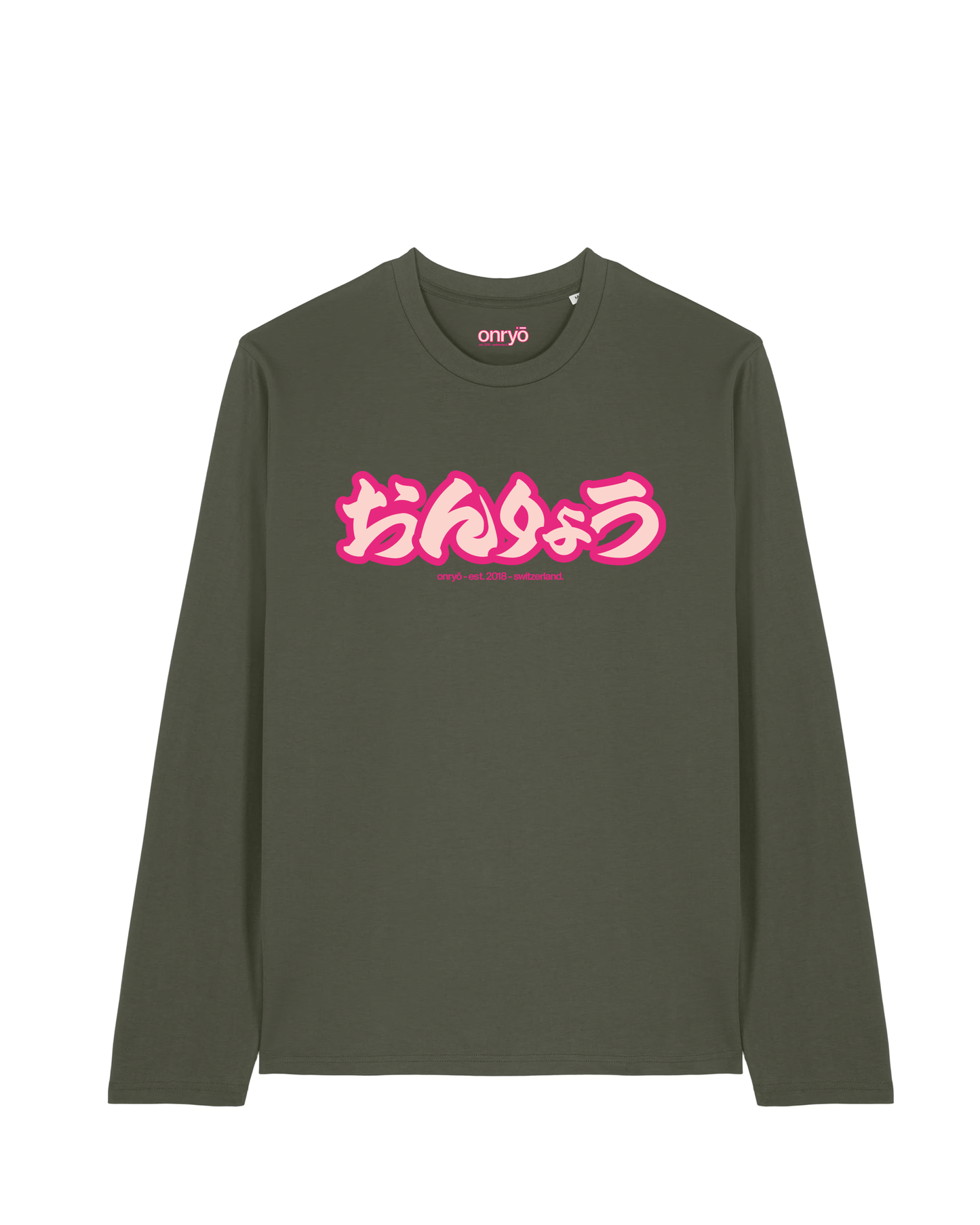 ONRYO - HIRIGANA LONGSLEEVE - Khaki