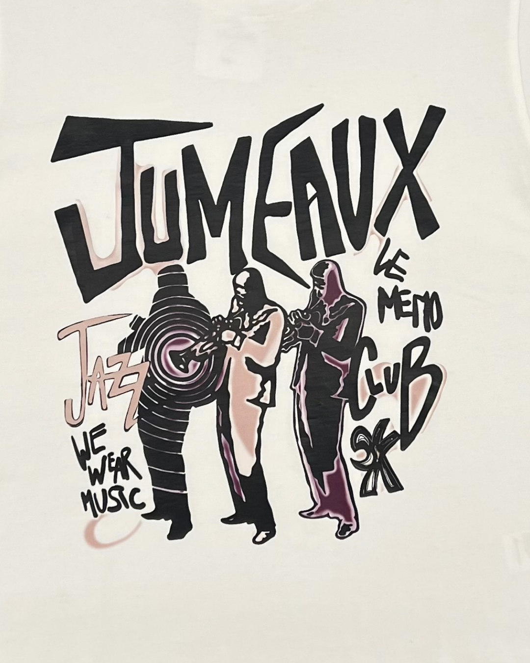 JUMEAUX X MEMO - T-SHIRT BLANC