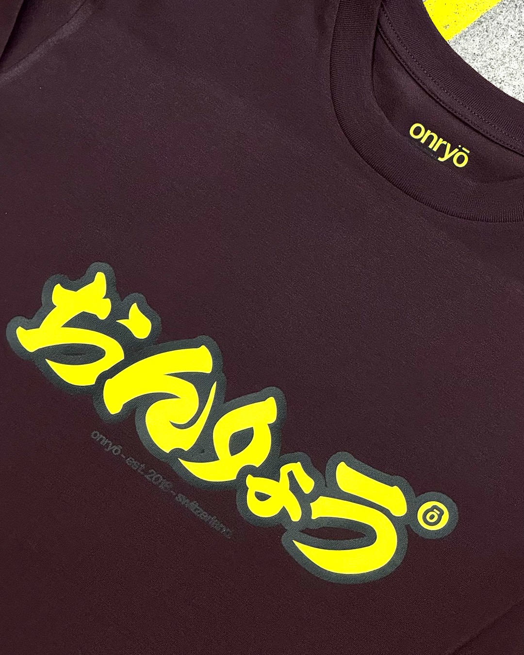 HIRAGANA LONGSLEEVE - RED BROWN