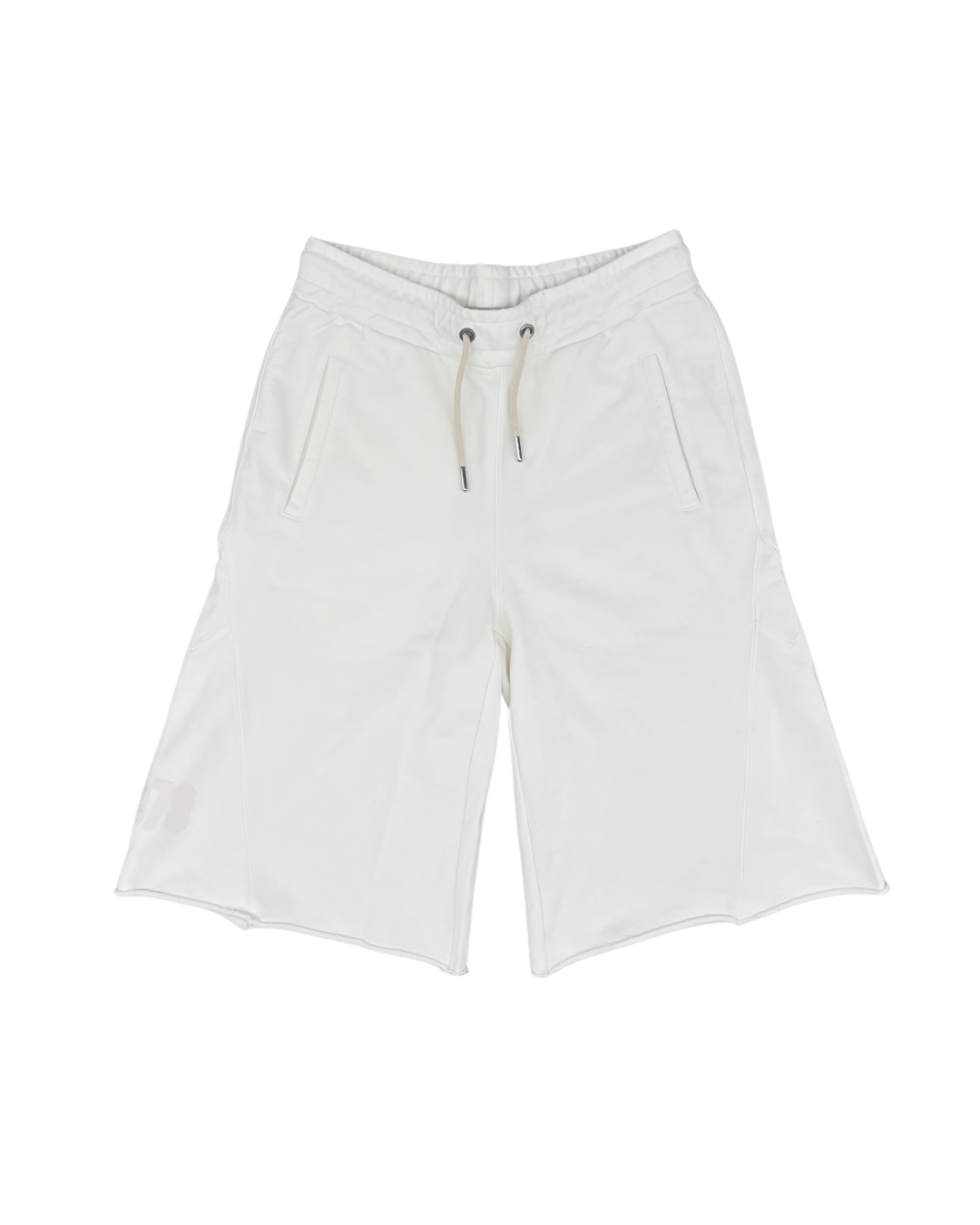 079CREATES - 3/4 SWEAT SHORTS BLANC