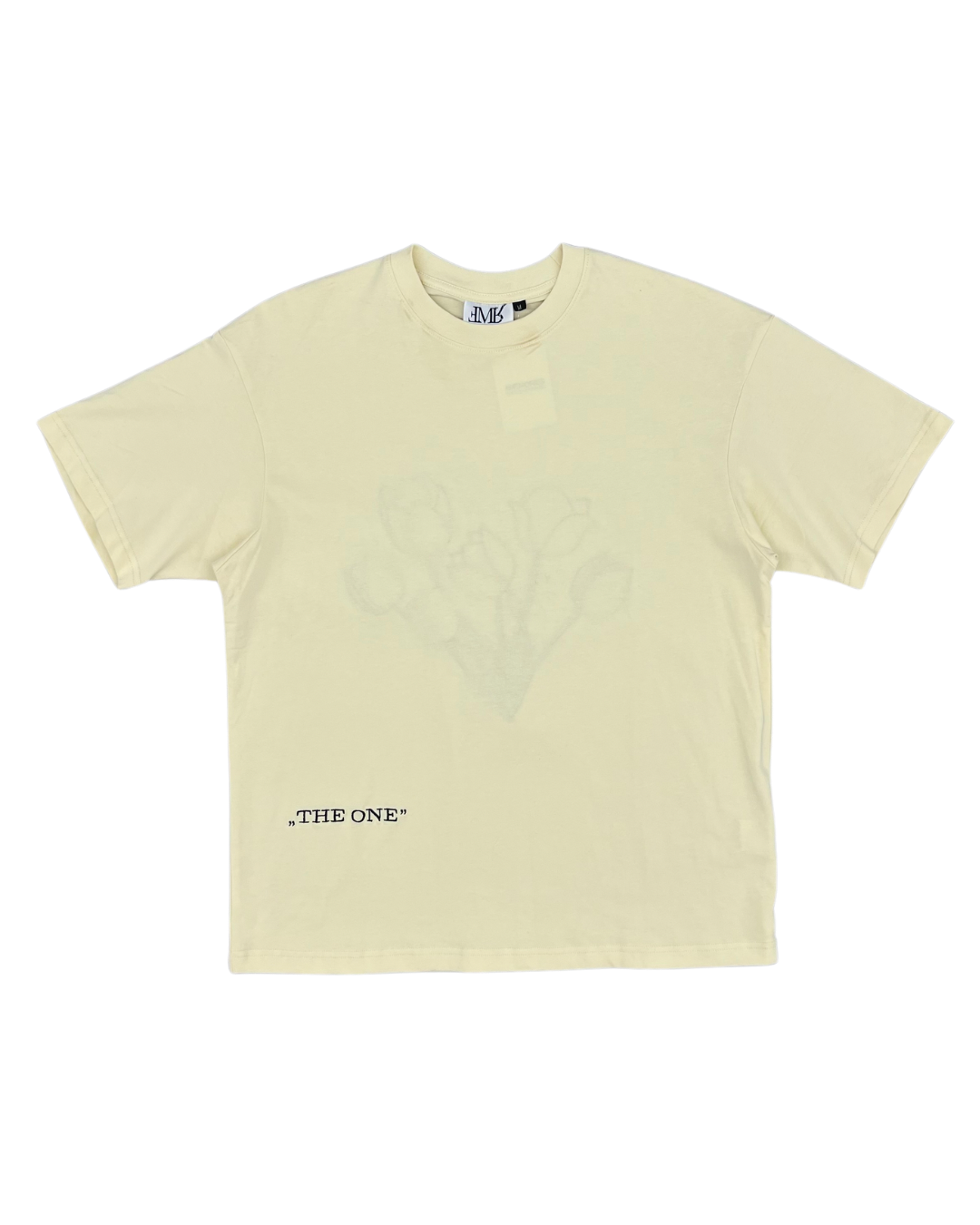 FMR - T SHIRT FLEUR BEIGE